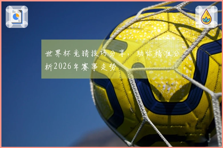 世界杯竞猜技巧分享，助你精准分析2026年赛事走势