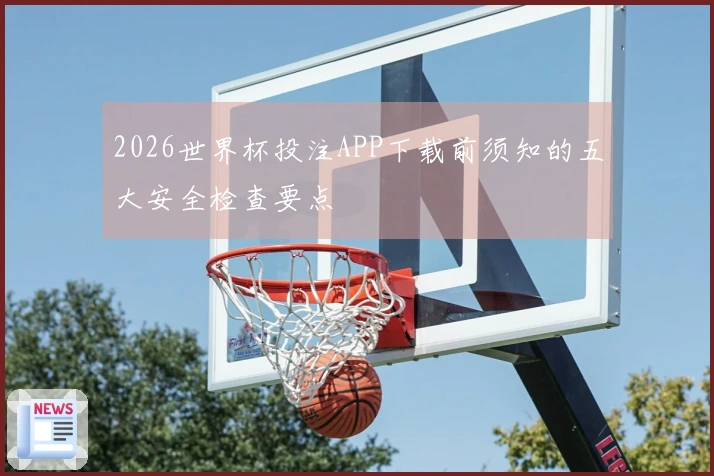 2026世界杯投注APP下载前须知的五大安全检查要点